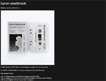 Tablet Screenshot of byronwestbrook.com